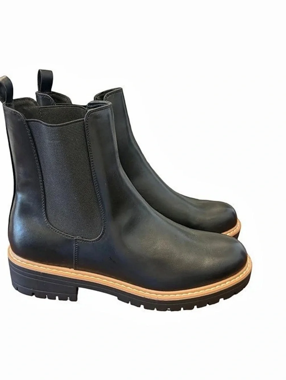 Black Chelsea Ankle Boots Like New